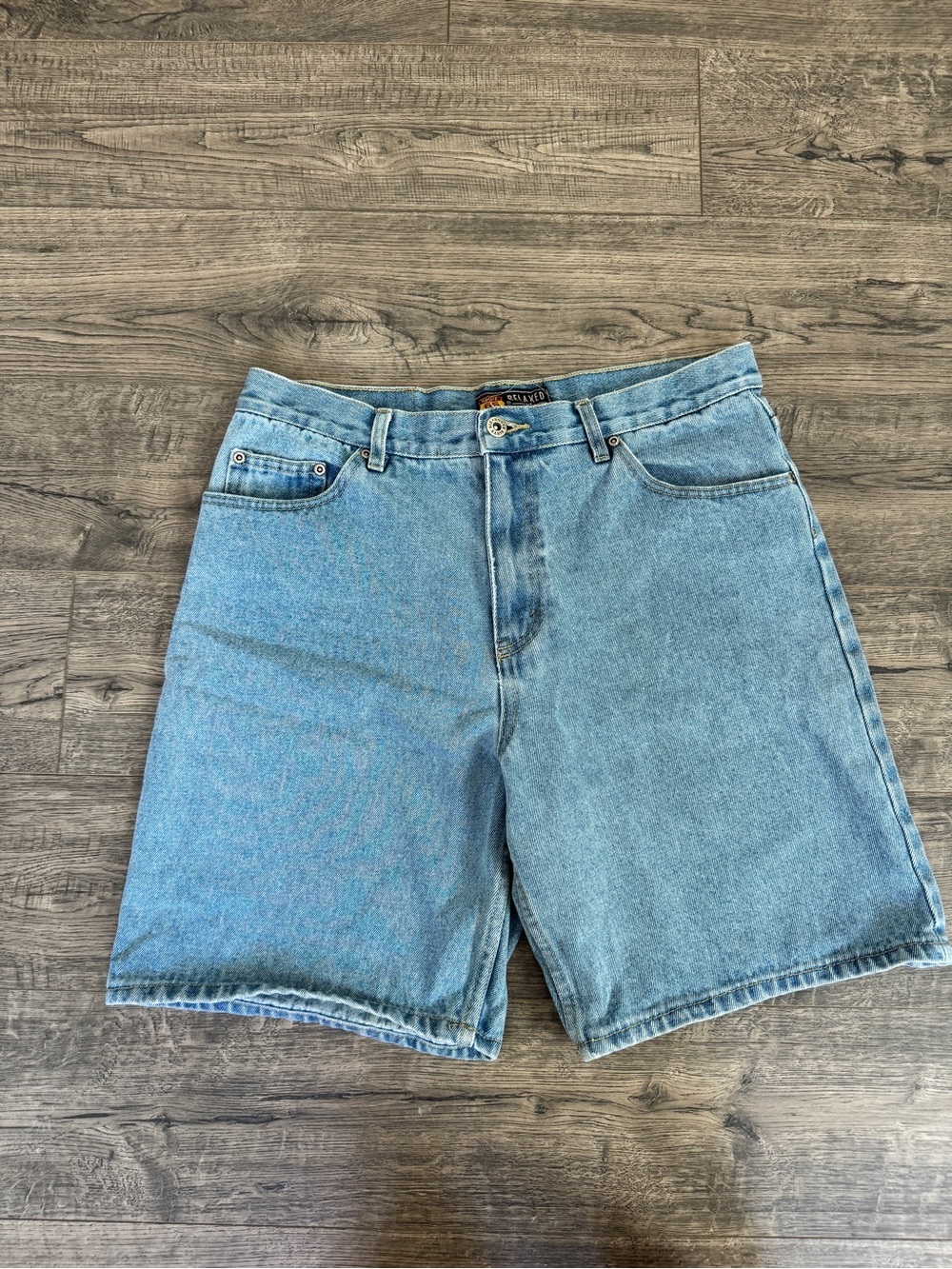 Route 66 Light Blue Denim Jean Shorts